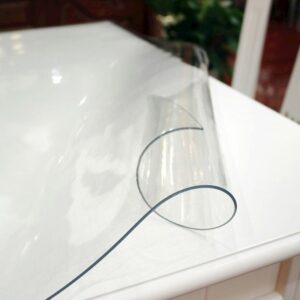 رومیزی طلقی شفاف ساده PVC